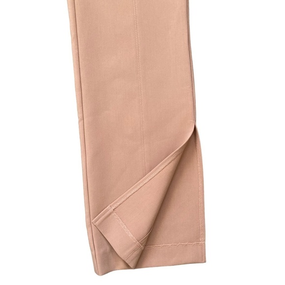 Jason Wu High Rise Slit Hem Trouser Pants NWOT in Caramel - Picture 4 of 6